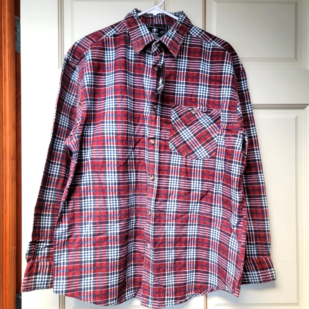 🏷Thunder Plaid Flannel Shirt